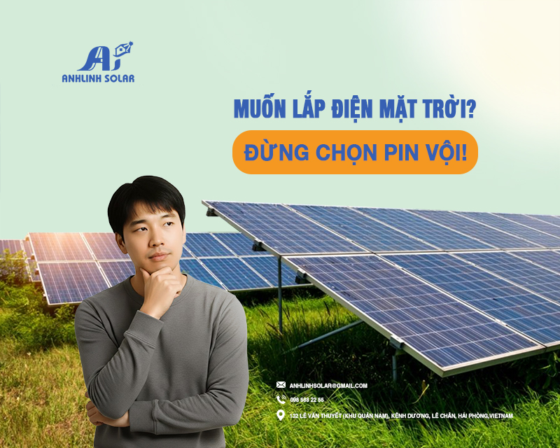 Tiêu chí chọn tấm pin năng lượng mặt trời: Hướng dẫn chi tiết cho người mới